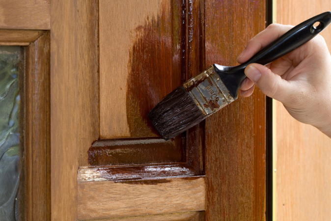How To Stain And Paint An Unfinished Wood Door - Burano Doors